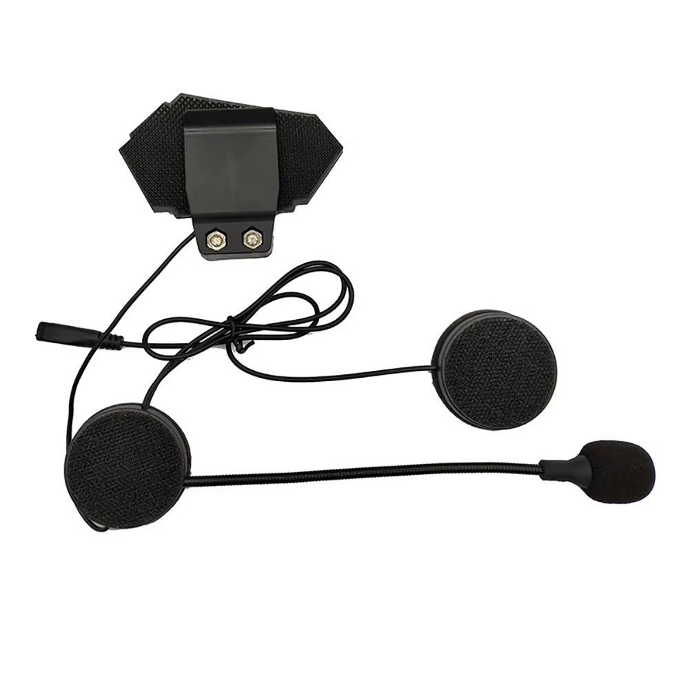 Kit Oreillette Bluetooth Intercom Moto pour Casque – Micro & Écouteurs Intégrés BT-12